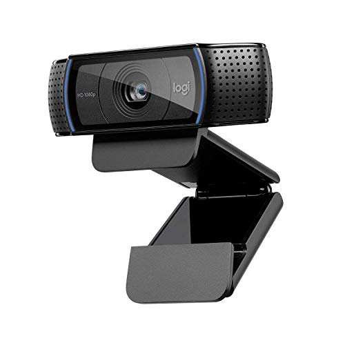 Logitech C920 HD PRO Webcam, Full-HD 1080p, 78° Sichtfeld, Autofokus, Klarer Stereo-Sound, Belichtungskorrektur, USB-Anschluss, Für Skype, FaceTime, Hangouts, etc., PC/Mac/ChromeOS/Android - Schwarz Logitech C920 HD PRO Webcam, Full-HD 1080p, 78° Sichtfeld, Autofokus, Klarer Stereo-Sound, Belichtungskorrektur, USB-Anschluss, Für Skype, FaceTime, Hangouts, etc., PC/Mac/ChromeOS/Android - Schwarz