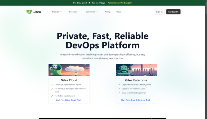Atlassian Bitbucket Alternative Gitea