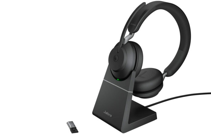 Jabra Evolve2 65 Wireless Headset mit Ladestation