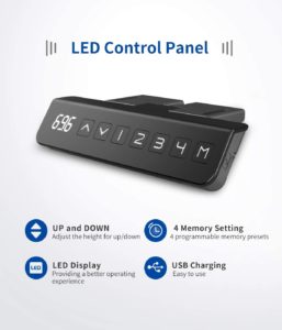 MAIDeSITe elektrisch höhenverstellbarer Schreibtisch mit Memory-Funktion