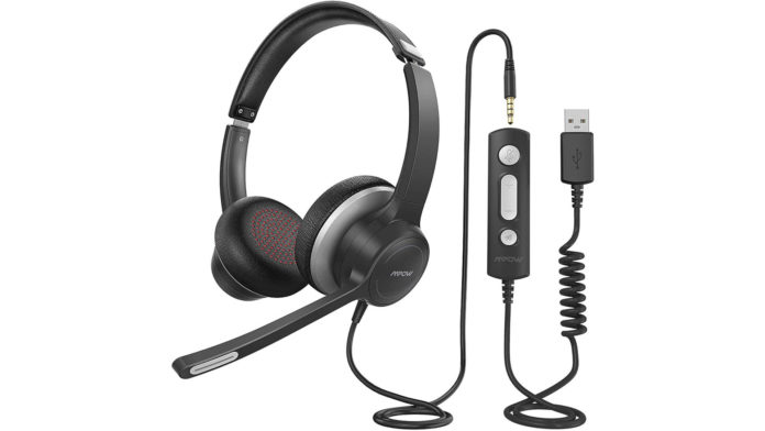Mpow PC Headset HC6 kabelgebundens USB Headset Mpow PC Headset HC6 kabelgebundens USB Headset