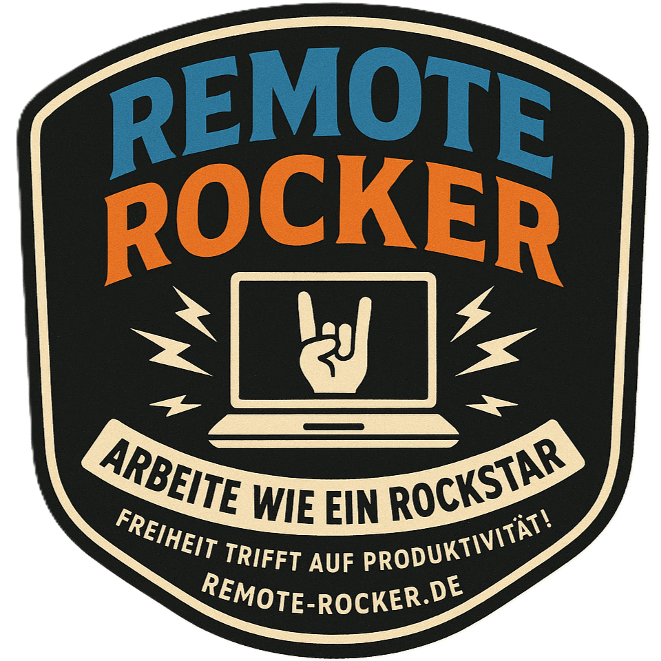 Remote-Rocker - Arbeite wie ein Rockstar - Freiheit trifft auf Produktivität!