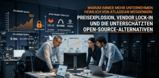 Warum immer mehr Unternehmen heimlich von Atlassian wegdenken: Preisexplosion, Vendor Lock-in und die unterschätzten Open-Source-Alternativen Warum immer mehr Unternehmen heimlich von Atlassian wegdenken - von Preisexplosion Vendor Lock-in und die unterschätzten Open-Source-Alternativen