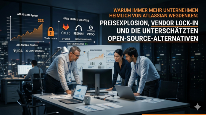 Warum immer mehr Unternehmen heimlich von Atlassian wegdenken - von Preisexplosion Vendor Lock-in und die unterschätzten Open-Source-Alternativen